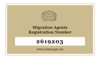MARA Migration Agents Registration Number 2619203